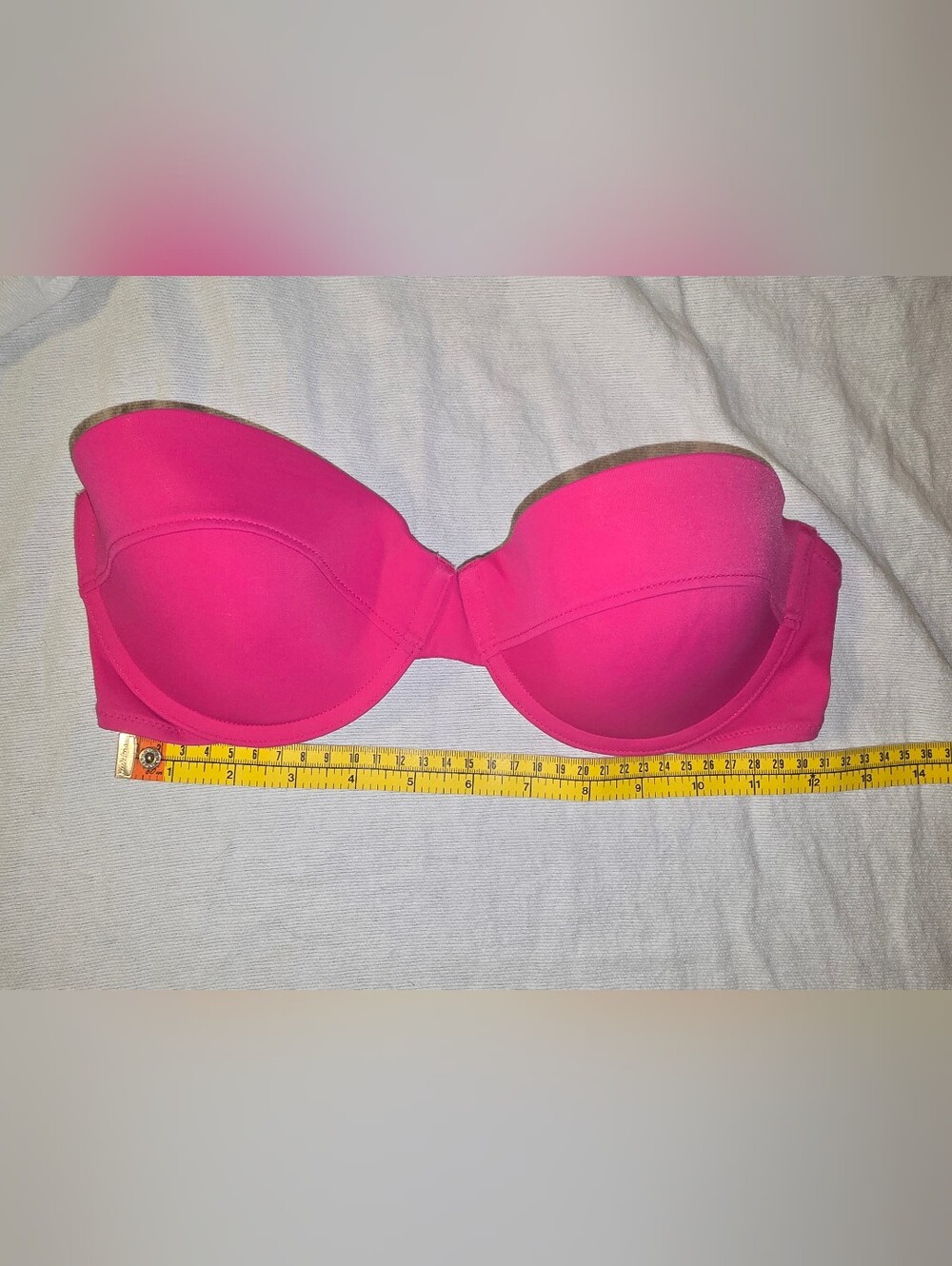 VS Strapless Pink Bandeau Swim Top